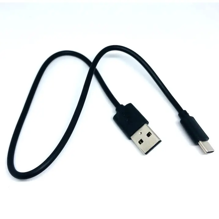 Kabel Cas USB Charger Type C Fast Charging 2 A Hitam 100 cm Black Cable 0