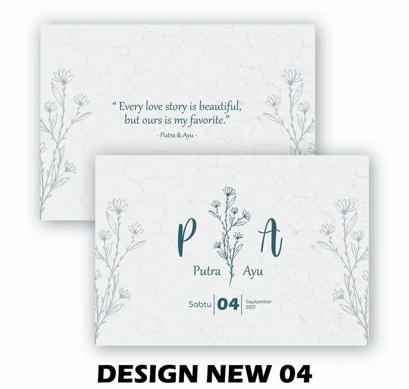 buku tamu undangan hardcover guest book pernikahan DSS 11 0