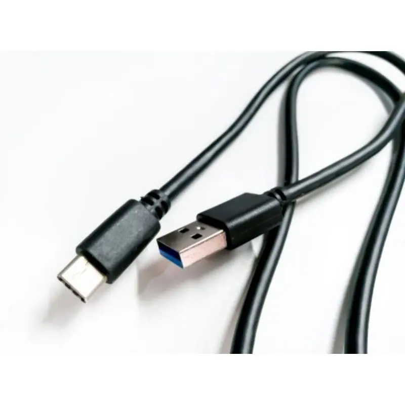 Kabel Cas USB Charger Type C Fast Charging 2 A Hitam 100 cm Black Cable 2