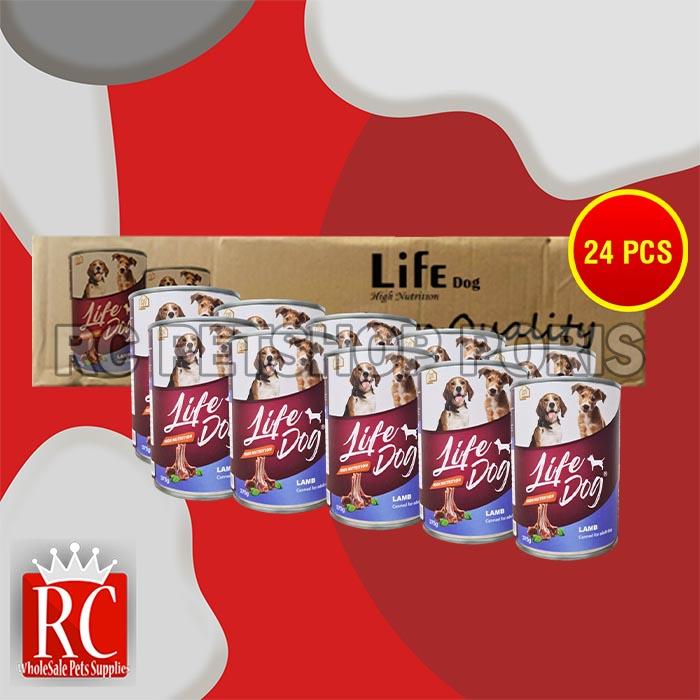 Gambar Life Dog Makanan Basah Anjing Wet Food Kaleng Dus Isi 24 PCS 375 GR dari RC Petshop Poris Kota Tangerang Tokopedia