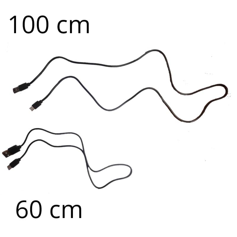 Product Introduction of Kabel Cas USB Charger Type C Fast Charging 2 A Hitam 100 cm Black Cable 0
