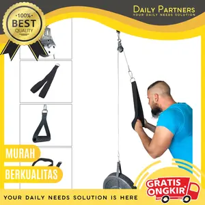 Simple Pulley Lat Pull Down Support Cable Crossover Katrol Fitness