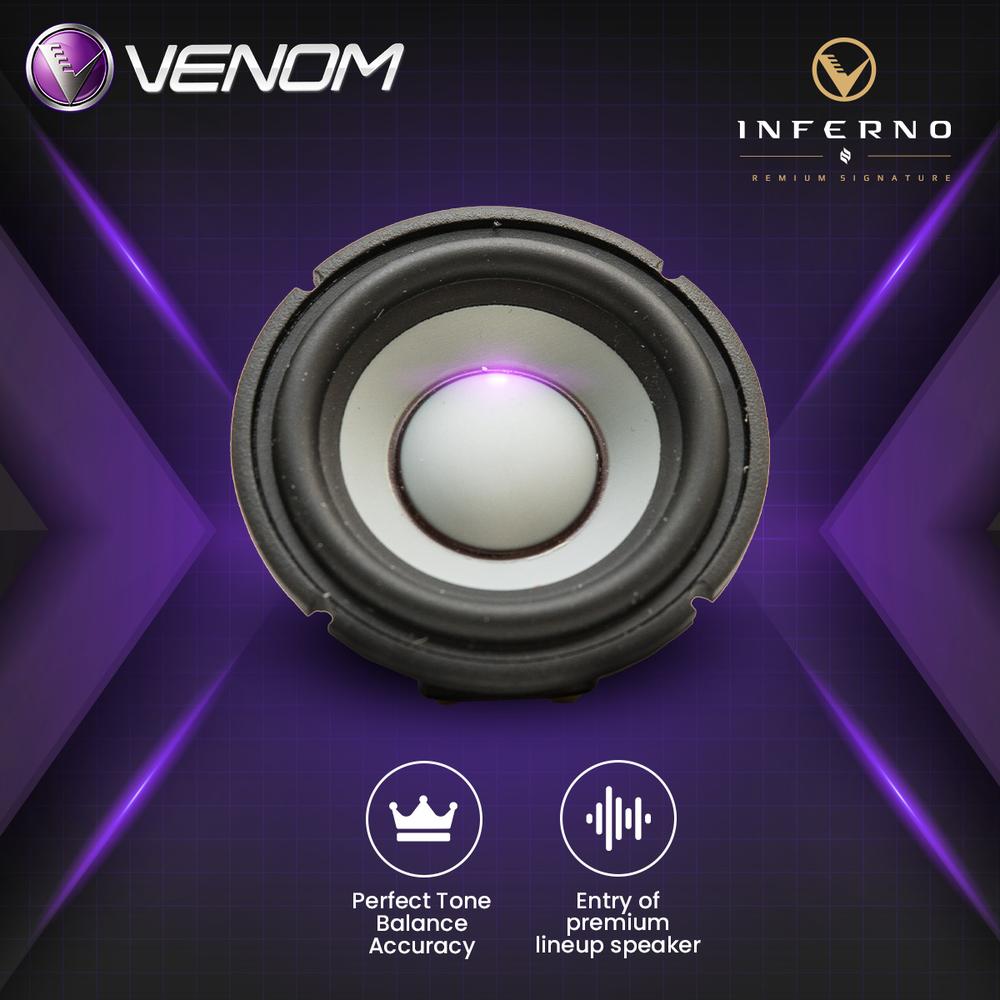 Venom Inferno Series VIN 2 Speaker Full Range Mobil 2.5 Inch