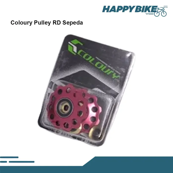 Gambar COLOURY Pulley RD 9/10/11 Speed Sepeda 11T Alloy Bearing - Red dari Happy Bike Kota Administrasi Jakarta Selatan 5 Tokopedia