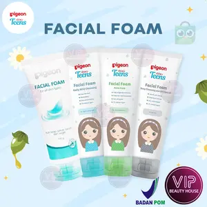 VIP | PIGEON Teens Facial Foam Acne Deep Cleansing Daily Mild BPOM