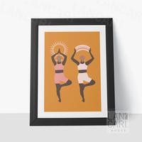 Gambar Dekorasi Vrksasana Yoga Hiasan Dinding Vintage Yoga Gift Rumah Kantor - Putih dari LANCARI Kota Administrasi Jakarta Pusat 1 Tokopedia