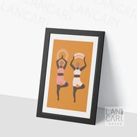 Gambar Dekorasi Vrksasana Yoga Hiasan Dinding Vintage Yoga Gift Rumah Kantor - Putih dari LANCARI Kota Administrasi Jakarta Pusat 3 Tokopedia