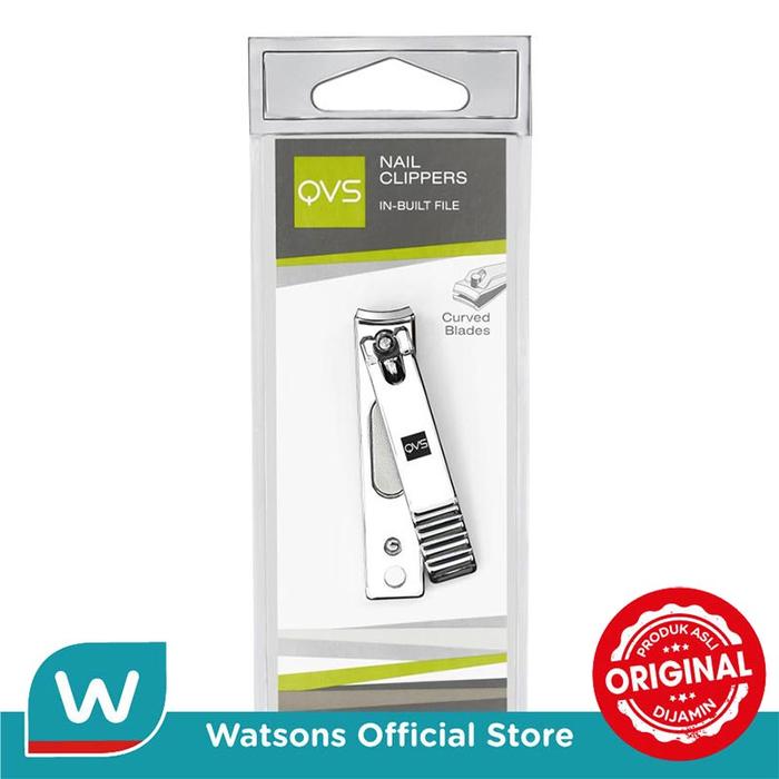 Gambar QVS 10-1056 Laser Curved Nail Clipper dari Watsons Indonesia Official Store Kab. Tangerang Tokopedia
