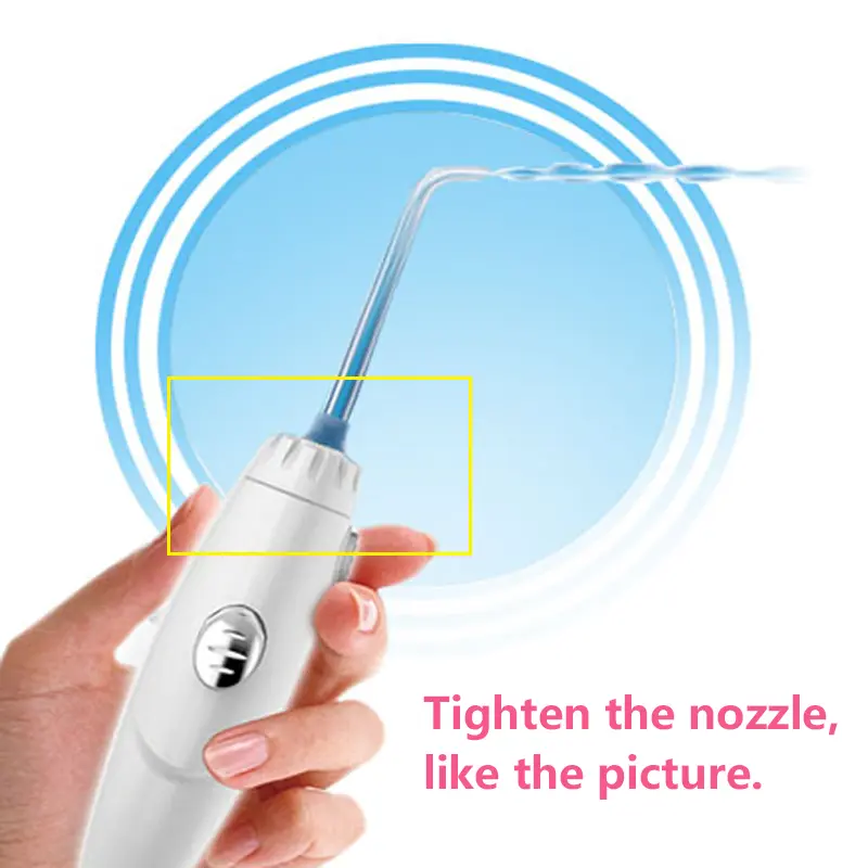Waterpulse Dental Flosser Alat Semprot Pembersih Gigi 800ml V300 Blue 2