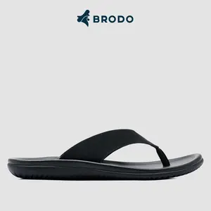 Sandal Pria BRODO Flipper Full Black