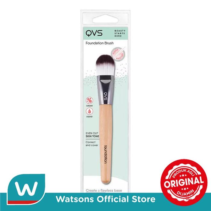 Gambar QVS 10-1095 Foundation Brush dari Watsons Indonesia Official Store Kab. Tangerang Tokopedia