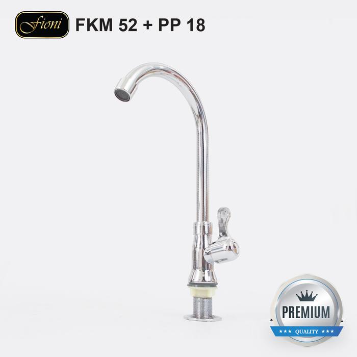 Gambar Kran Angsa Meja Keran Air Sink Bak Cuci Piring Wastafel Fio FKM52 dari Toke Kran Air Kota Administrasi Jakarta Utara Tokopedia