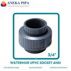 Watermur UPVC Socket ANSI Size 3/4 Inch