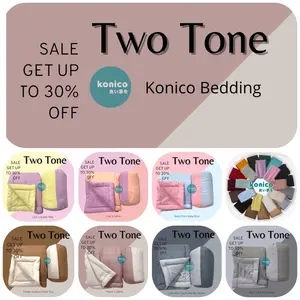 KONICO Bedcover TAS AESTHETIC Size140x200 TWO TONE POLOS VOL 1