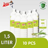 Gambar Super MOM Karbol Sereh Pembersih Lantai 1.5 Liter x 10pcs + Free 2pcs dari SuperMOM Shop Kota Semarang 1 Tokopedia
