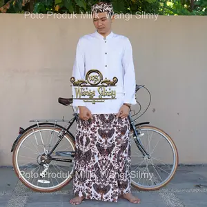 Setelan Adat Cirebon - Setelan Batik Cirebon Panji Semirang Putih