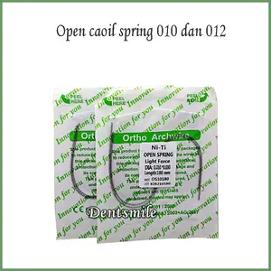 Dental wire niti open spring light force 010mm dan 012mm