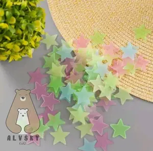 STICKER DINDING WALLSTICKER TEMPELAN BINTANG GLOW IN THE DARK