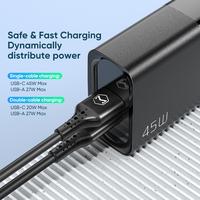 Gambar MCDODO Kepala Adaptor Charger Type C Fast Charging 47W Samsung Oppo - BLACK dari GADVENTIA Kota Administrasi Jakarta Barat 2 Tokopedia
