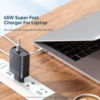 Gambar MCDODO Kepala Adaptor Charger Type C Fast Charging 47W Samsung Oppo - BLACK dari GADVENTIA Kota Administrasi Jakarta Barat 4 Tokopedia