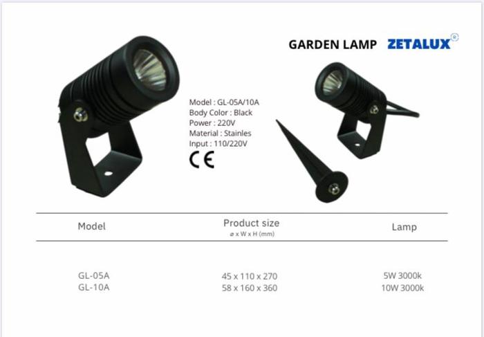Gambar LAMPU TAMAN COB ZETALUX 5W 15 DERAJAT 15 DEGREE dari CV. Sumber Cahaya Baru Kota Administrasi Jakarta Utara Tokopedia
