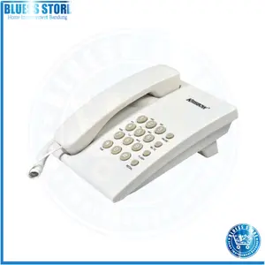 Krisbow Telepon Rumah Skh-304 Putih Telepon Kabel Telepon Kantor