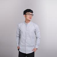 Gambar iNeat Plain Collarless Shirt Light Grey - Kemeja Polos Linen Pria - S dari iNeat Kota Administrasi Jakarta Timur 5 Tokopedia