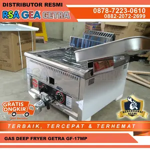 DEEP FRYER TABLE TOP GAS FRYER / PENGGORENGAN GAS GF-17MP GETRA