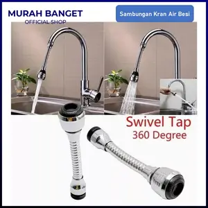 Sambungan Kran Air Besi Praktis 360 Derajat Sambungan Kran Air Dapur