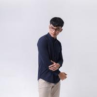 Gambar iNeat Kent Navy Long Sleeve Slimfit Pique Shirt - S dari iNeat Kota Administrasi Jakarta Timur 2 Tokopedia