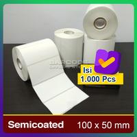 Gambar Kertas Sticker Label Printer Barcode 100 x 50 mm - 1 Line - Semicoated dari Barcode Store Solutions Kota Administrasi Jakarta Pusat 4 Tokopedia