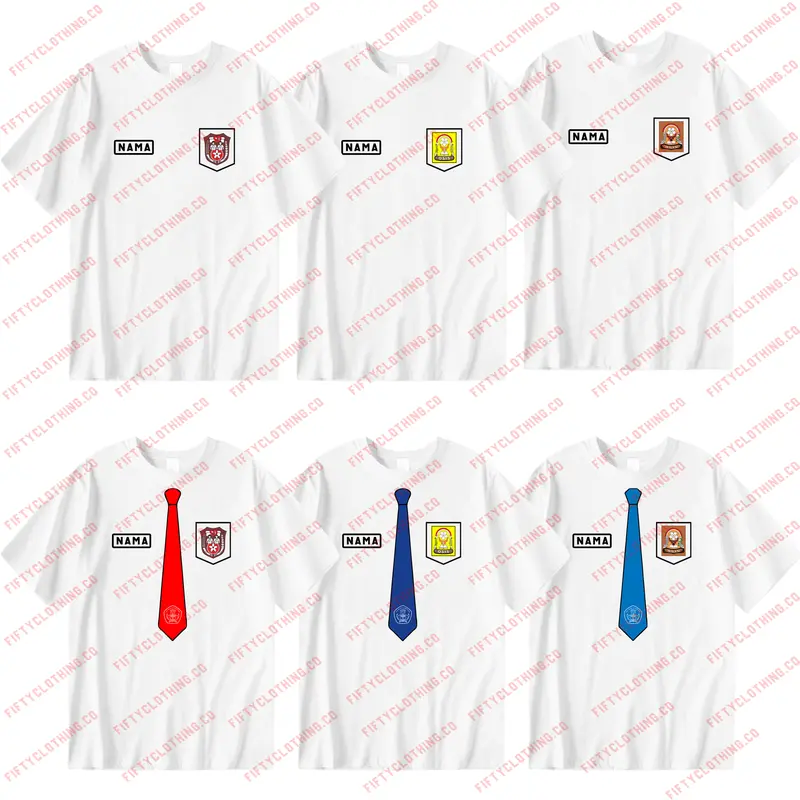 Kaos Baju SERAGAM SD SMP SMA OSIS LOGO NAMA & DASI 0