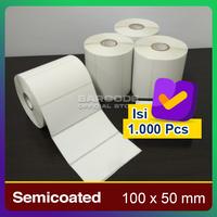 Gambar Kertas Sticker Label Printer Barcode 100 x 50 mm - 1 Line - Semicoated dari Barcode Store Solutions Kota Administrasi Jakarta Pusat 5 Tokopedia