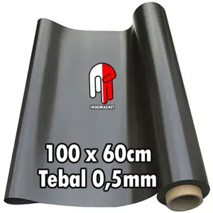 Magnet Lembaran Sheet Strip Karet Rubber Size 100cm x 60cm Tebal 0,5mm