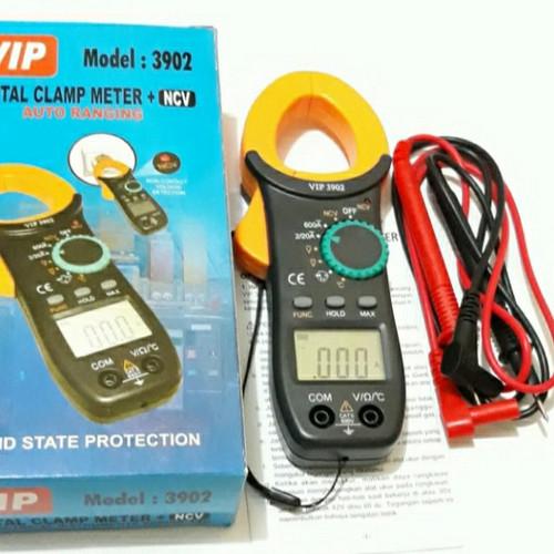 Jual Tang ampere VIP 3902 digital clamp meter + thermometer - Jakarta ...