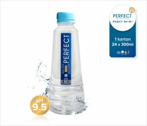 PERFECT 300 ml Alkaline Water PH 9.5 / Air Minum Mineral 1 dus=24 btl
