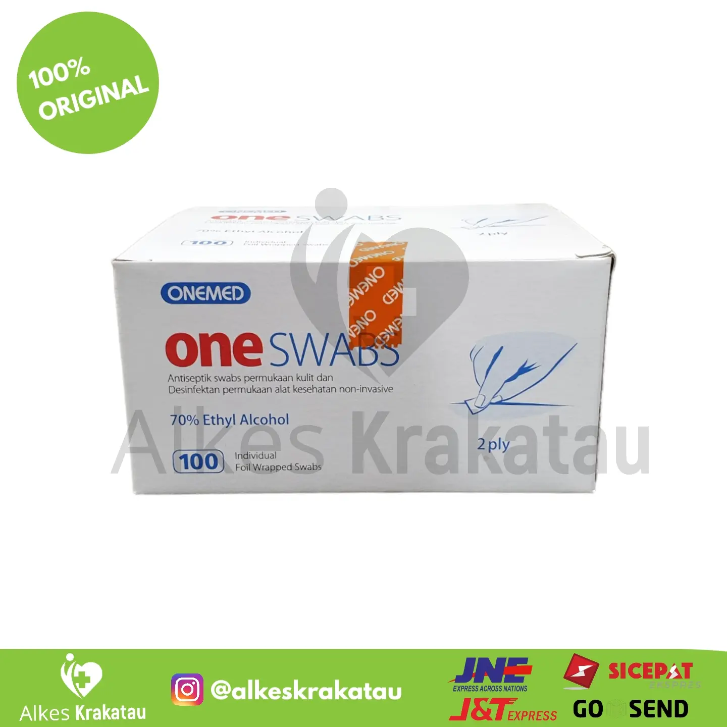 Alkohol Swab Onemed / Tissue Alcohol Pembersih One Med