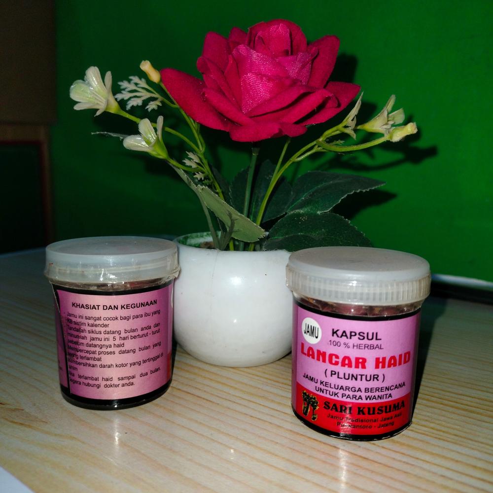 Kapsul Lancar haid sari kusuma