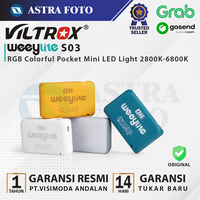 Gambar Viltrox Weeylite S03 RGB Colorful Pocket Mini LED Light 2800K-6800K - Glazed Blue dari Astra Foto Kota Administrasi Jakarta Pusat 1 Tokopedia