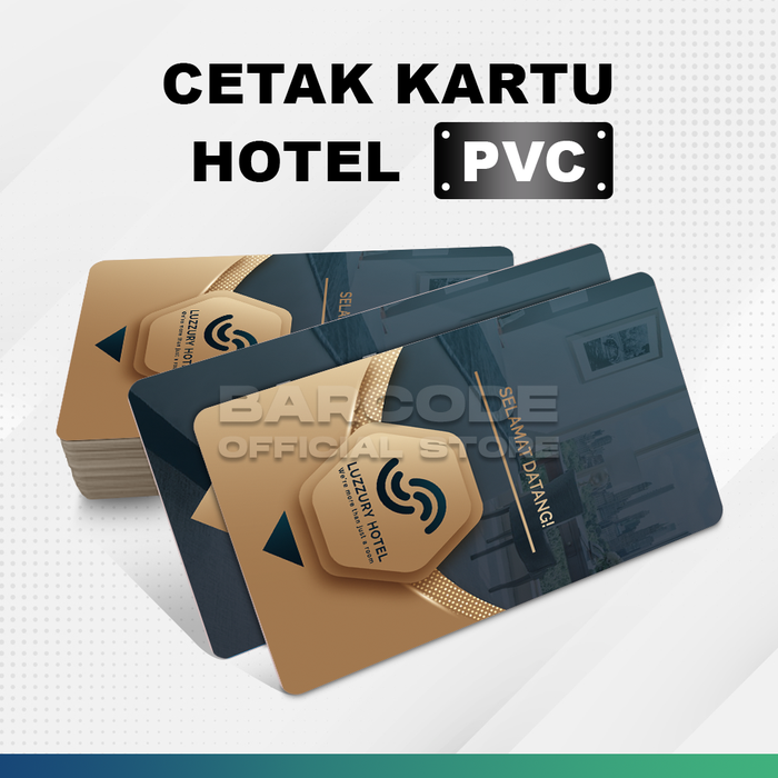 Gambar Custom Preprinted Card Akses Hotel Kartu Pengunjung PVC RFID dari Barcode Store Solutions Kota Administrasi Jakarta Pusat Tokopedia