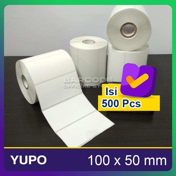 Gambar Label Barcode 100 x 50 (1 Line) Kertas Sticker Label Yupo 100X50 - 500 Pcs dari Barcode Store Solutions Kota Administrasi Jakarta Pusat Tokopedia