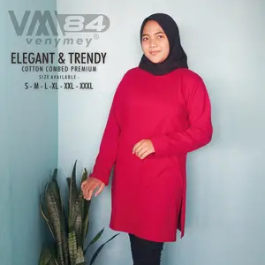 tunik cotton combed 30s premium