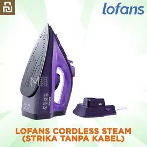 LOFANS Cordless Steam Iron 280ml Water (setrika tanpa kabel)