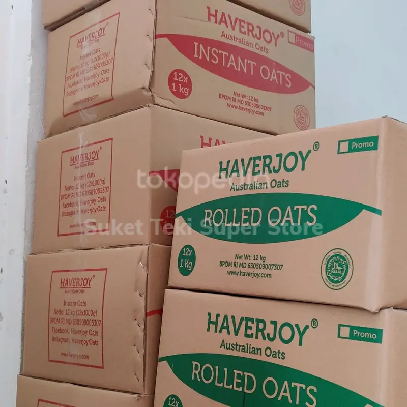 Haverjoy Havermout Oatmeal 1kg Instan / Rolled Oat / Quick Cooking 4