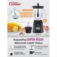 Gambar COSMOS - Blender Gelas 2 Liter 380 Watt CB281G GELAS KACA dari ELEKTROPEDIA Kota Administrasi Jakarta Pusat 2 Tokopedia