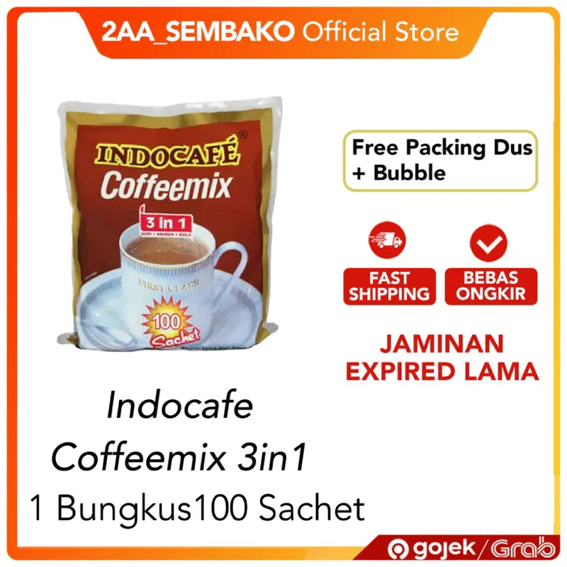 Indocafe coffee mix 1 bks @100sachet 0