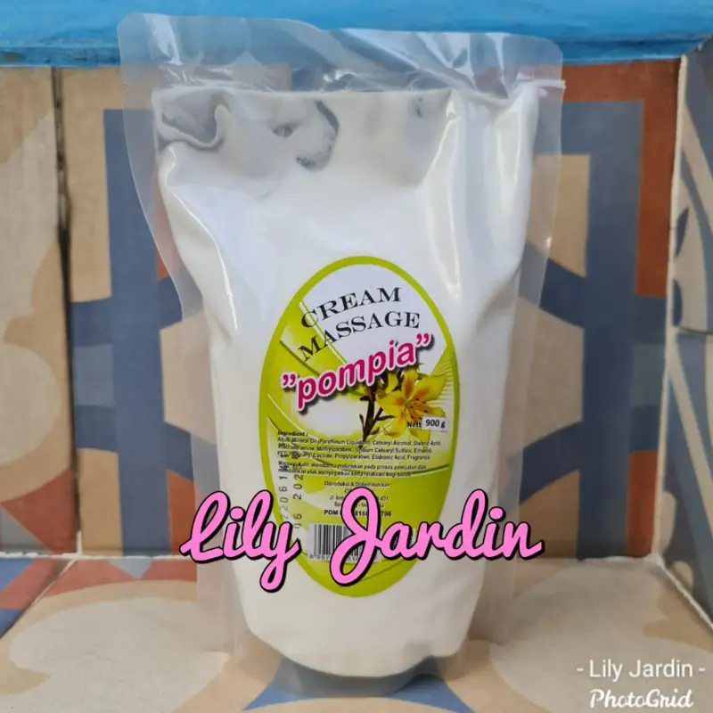 Pompia Cream Massage / Krim Pijat / Massage Cream Refill - Wangi - 900 Gram 1