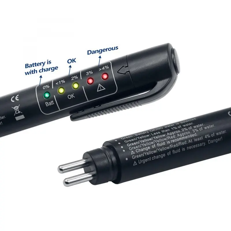 Pengukur Kualitas Minyak Rem/Oli Rem Brake Fluid Tester LED Indicator 2