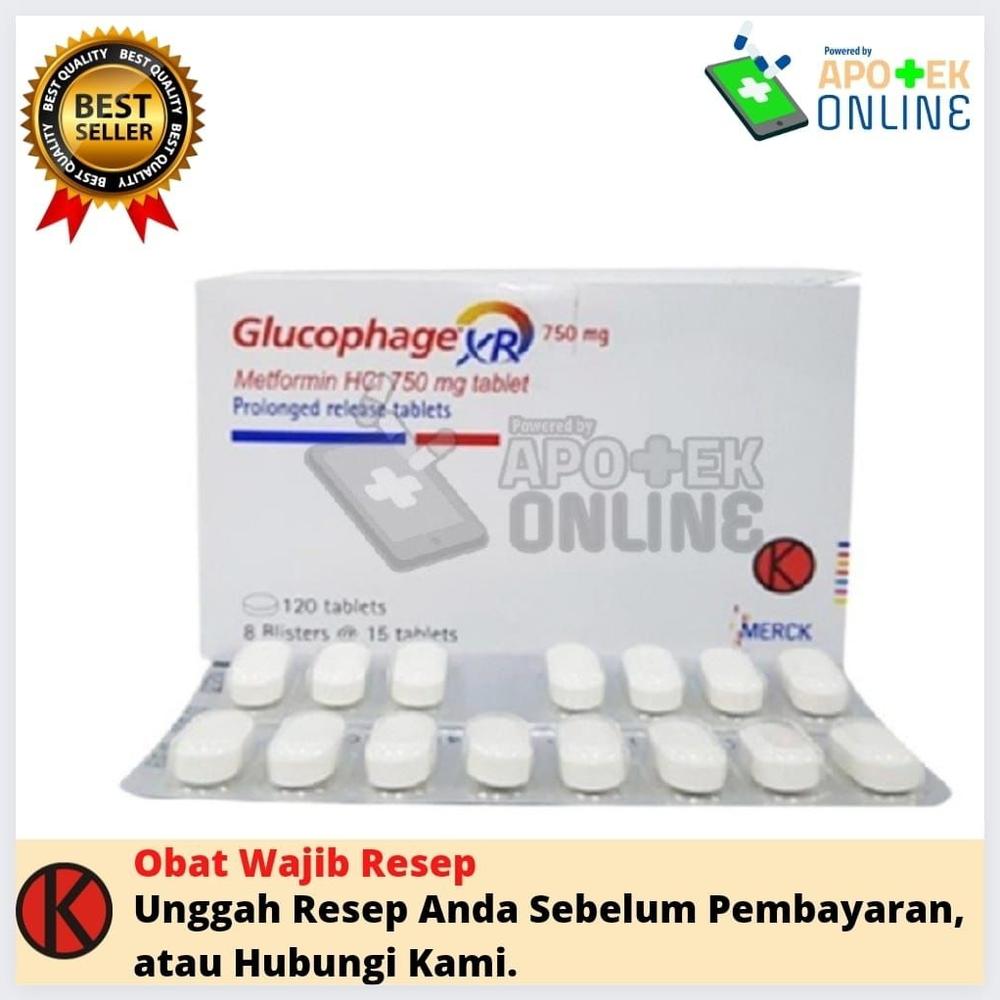 GLUCOPHAGE XR 750 MG BLISTER 15 TABLET