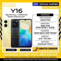 Gambar VIVO Y16 3/64 VIVO Y 16 3/32 GARANSI RESMI INDONESIA - GOLD 3/32, TANPA BONUS dari Cuan Gadget.id Kota Bekasi 2 Tokopedia